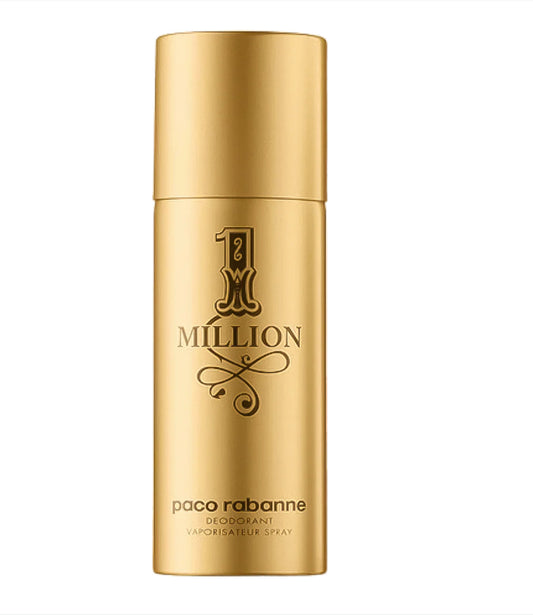 ORIGINAL Paco Rabanne 1 Million Spray Deodorant Pour Homme - 150ml