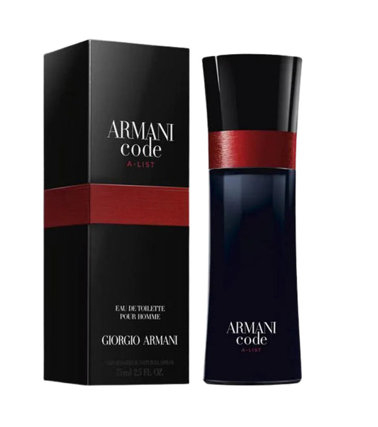 Original Armani code A-List Eau De Toilette Pour Homme - 75ml