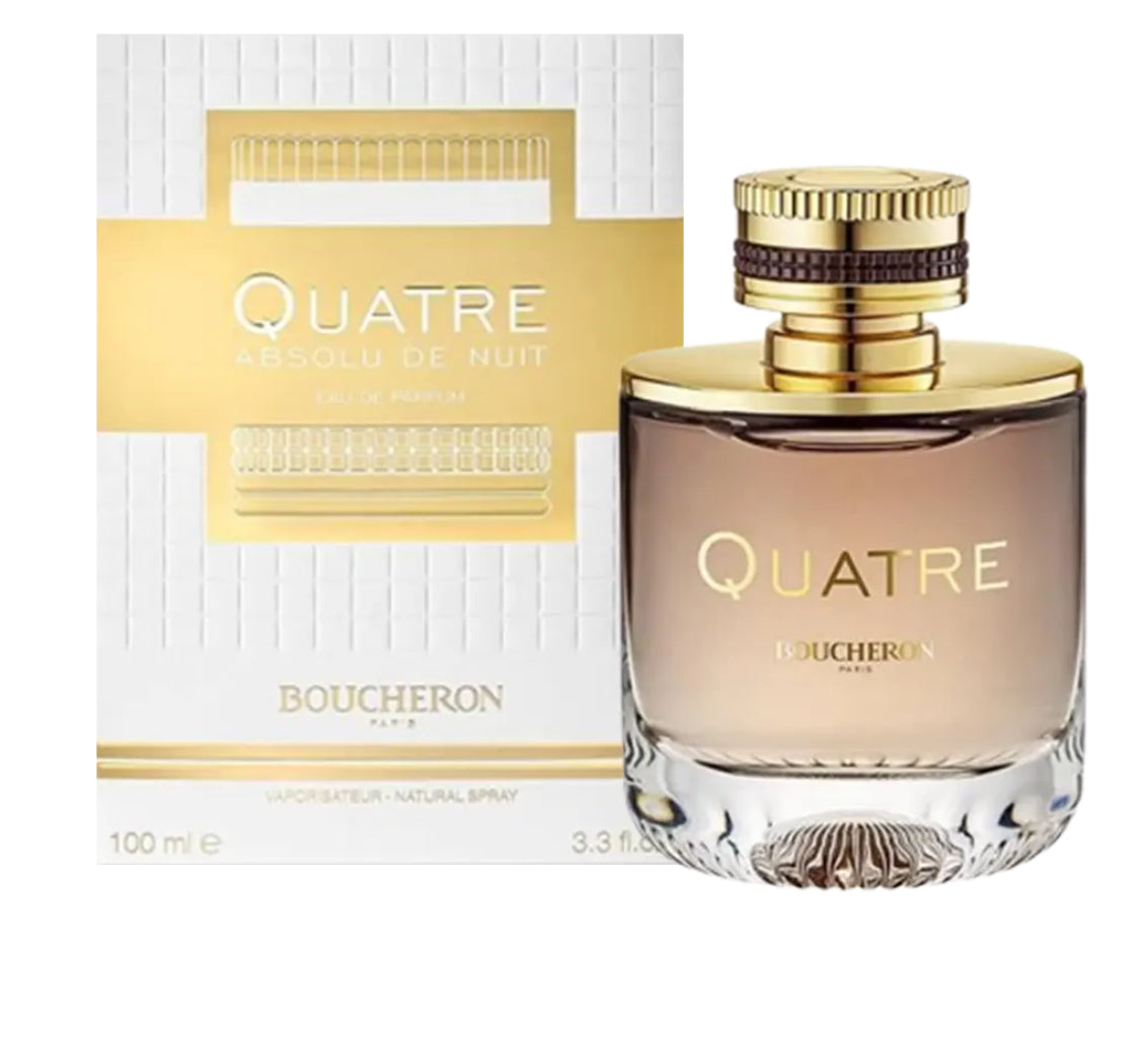 ORIGINAL Boucheron Quatre Absolut De Nuit Eau De Parfum Pour Femme - 100ml