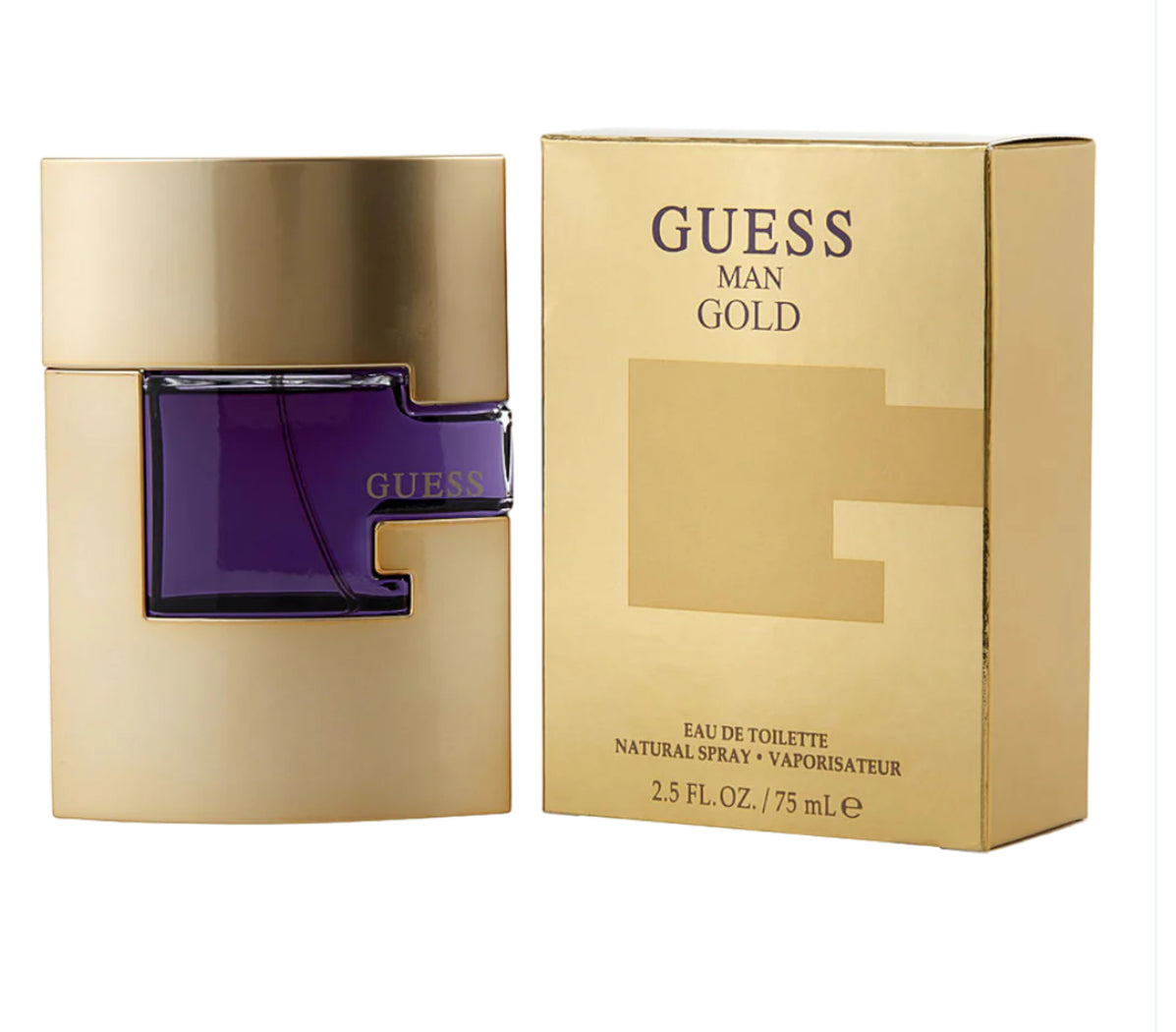 Original Guess Man Gold Eau De Toilette Pour Homme - 75ml