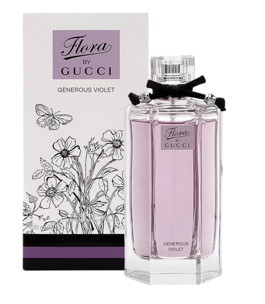 Original Gucci Flora Generous Violet Eau De Toilette Pour Femme - 100ml