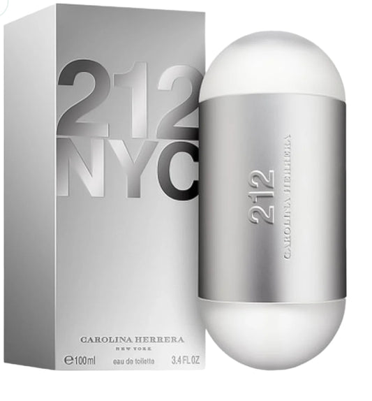 Original Carolina Herrera 212 NYC Eau De Toilette Pour Femme - 100ml