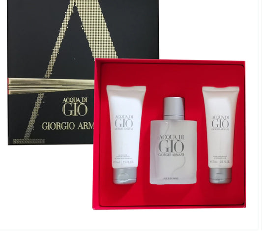 ORIGINAL Giorgio Armani Acqua Di Gio Gift Set Pour Homme