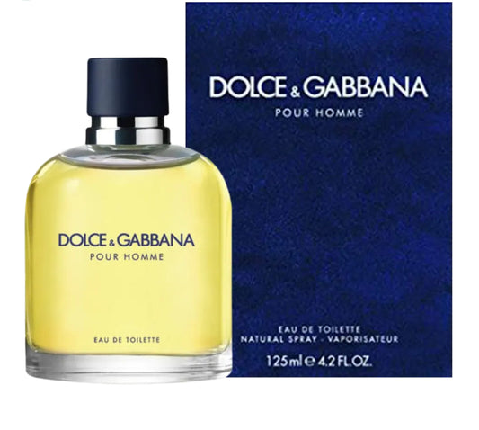 ORIGINAL Dolce & Gabbana Pour Homme Eau De Toilette Pour Homme 125 ml