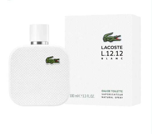 ORIGINAL Lacoste Eau De Lacoste L.12.12 Blanc Eau De Toilette Pour Homme - 100ml