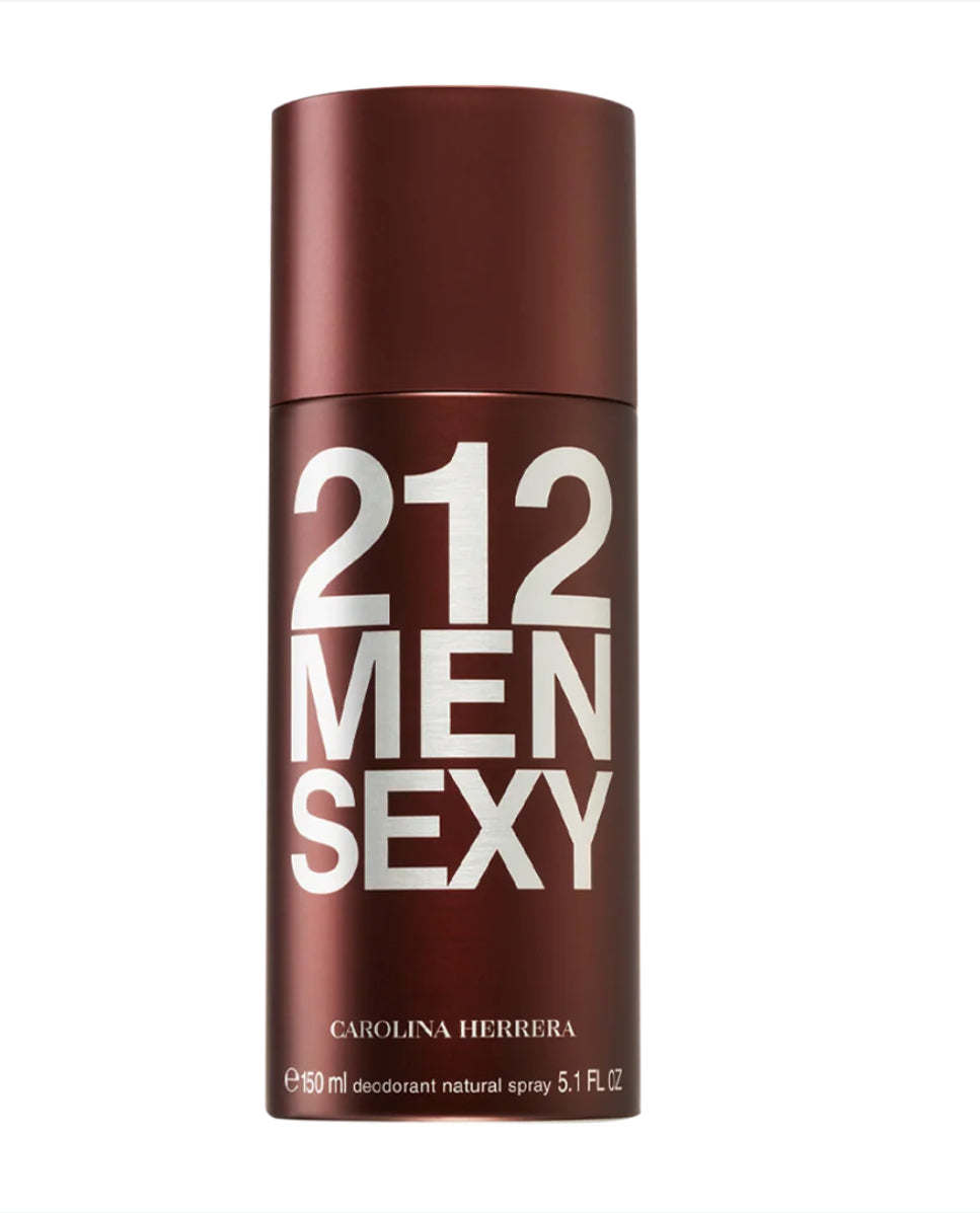 ORIGINAL Carolina Herrera 212 Men Sexy Deodorant Spray Pour Homme - 150ml