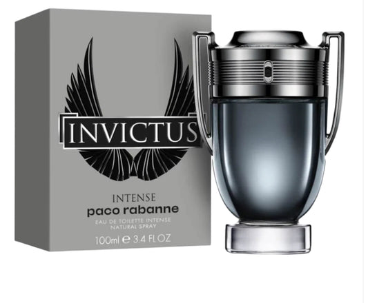 Original Paco Rabanne Invictus Intense Eau De Toilette Intense Pour Homme - 100ml