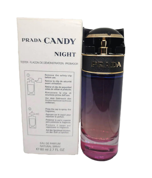 ORIGINAL TESTER Prada Candy Night Eau de Parfum Pour Femme - 80ml