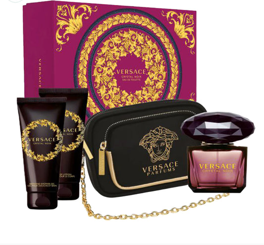 ORIGINAL Versace Crystal Noir Eau De Toilette Women's Gift Set