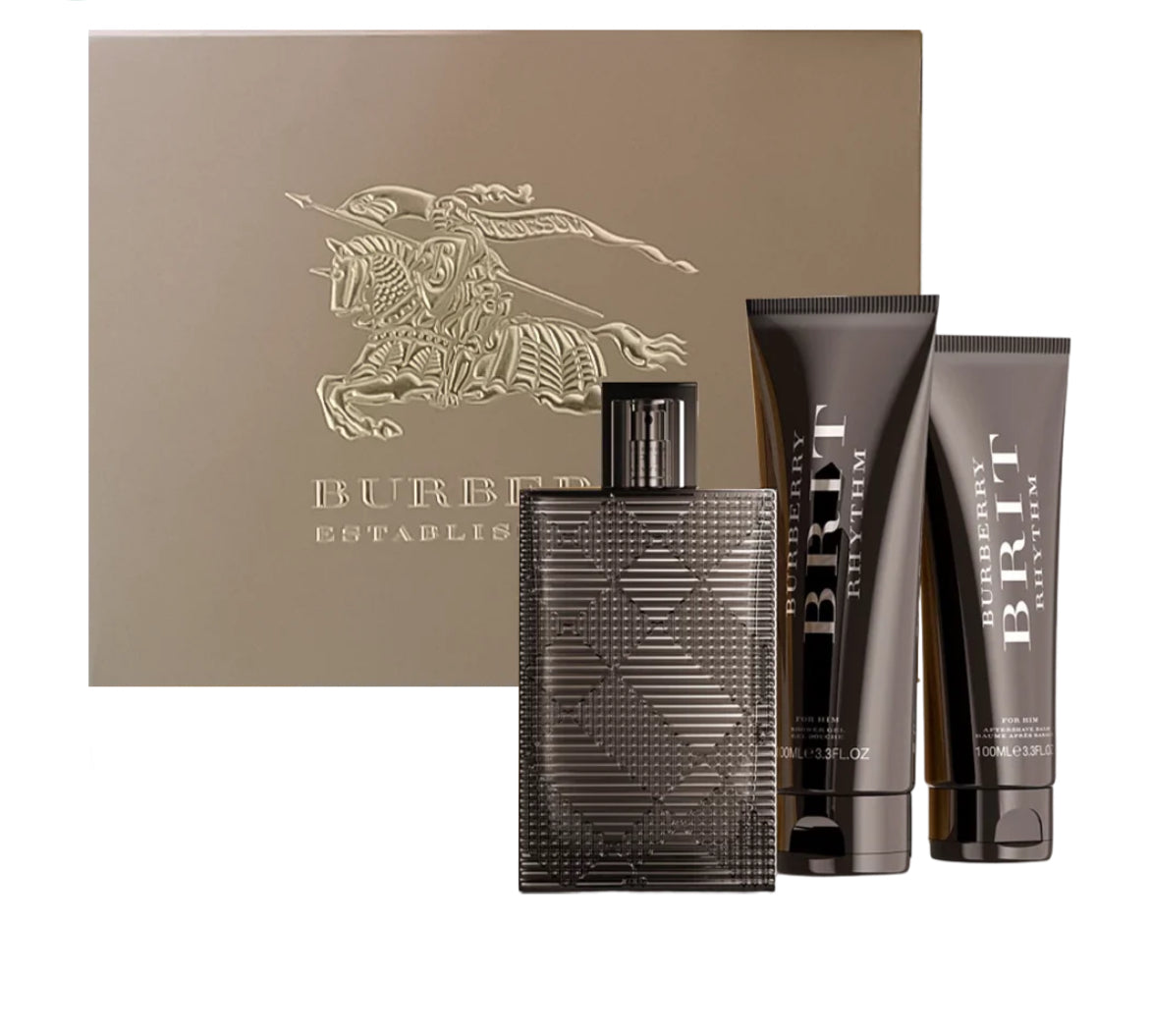 ORIGINAL Burberry Brit Rhythm Gift Set Pour Homme