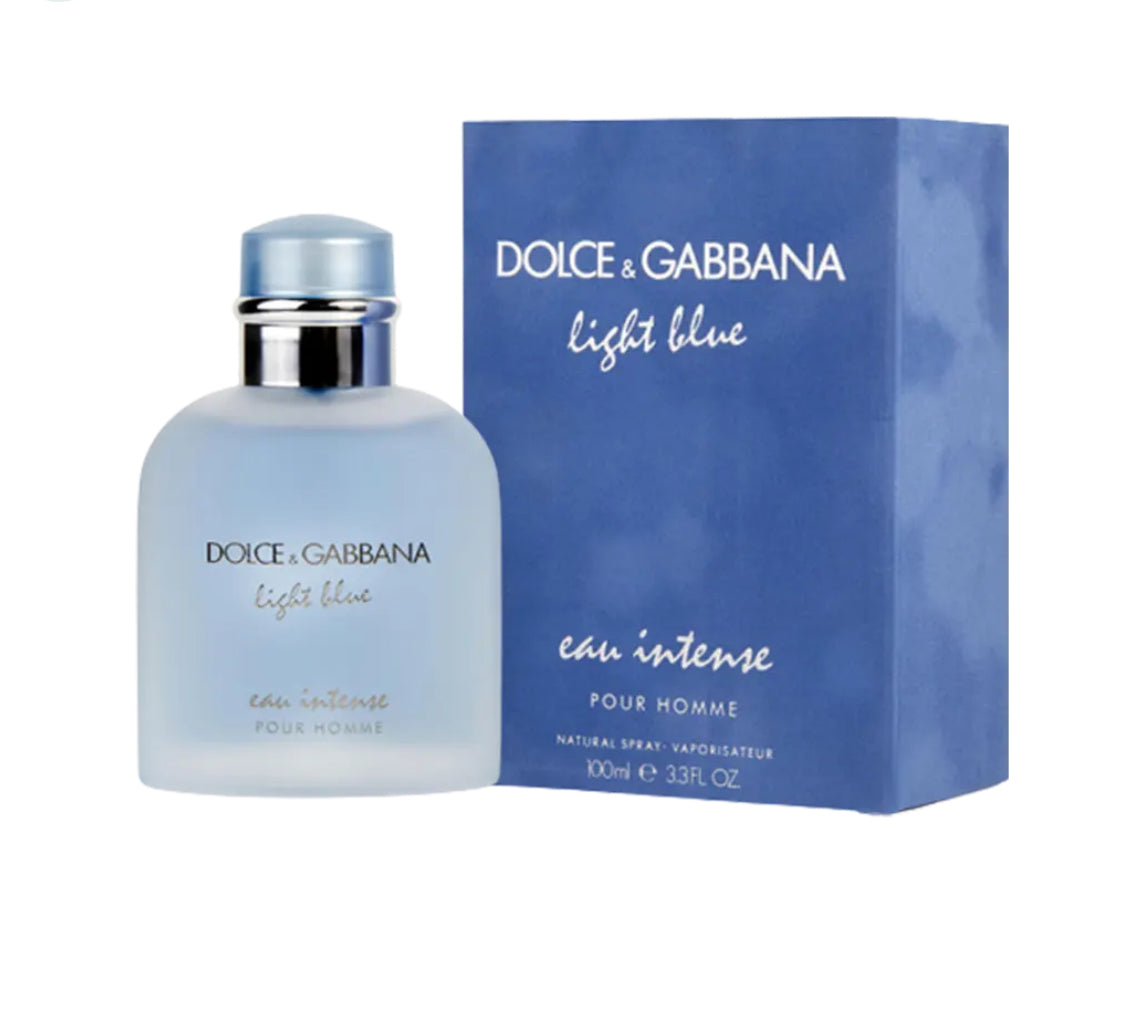 ORIGINAL Dolce & Gabbana Light Blue Eau Intense Eau De Parfum Pour Homme - 100ml