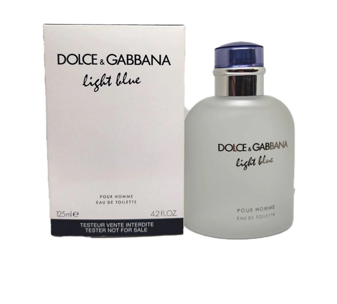 ORIGINAL TESTER Dolce & Gabbana Light Blue Eau De Toilette Pour Homme - 125ml