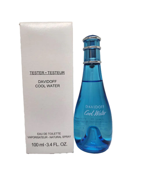 ORIGINAL TESTER Davidoff Cool Water Eau De Toilette Pour Femme - 100ml