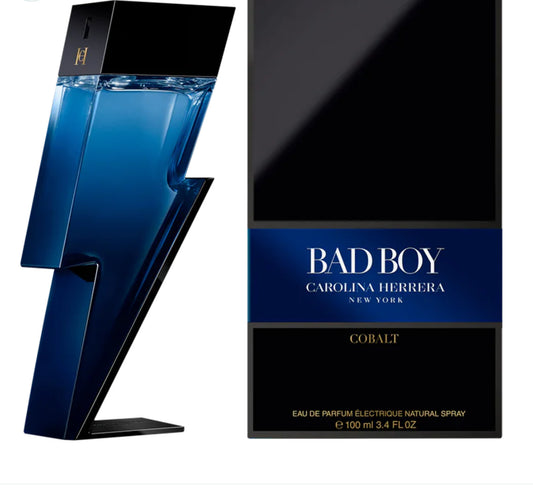 Original Carolina Herrera Bad Boy Cobalt Eau de Parfum Electric Pour Homme - 100ml