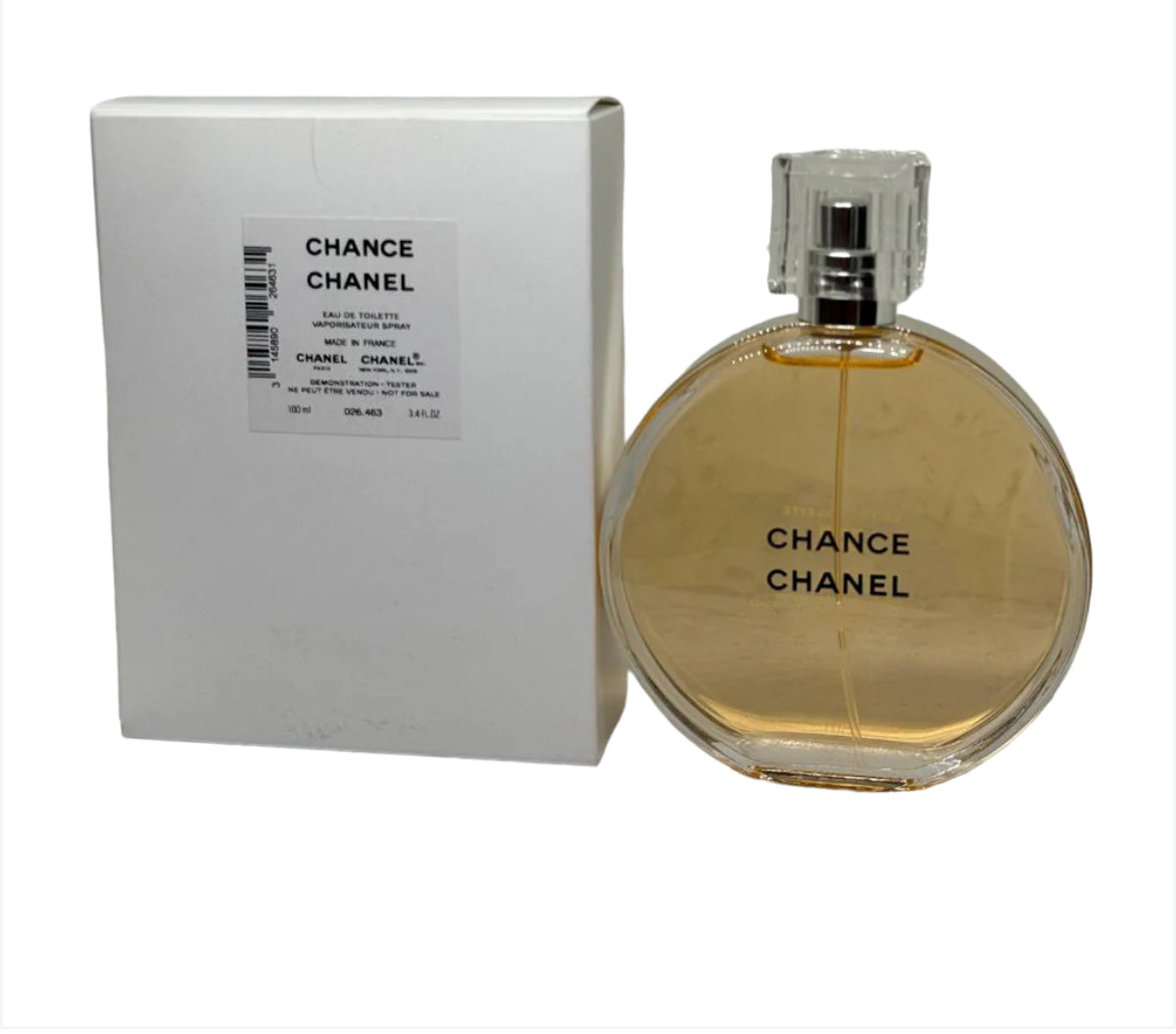 ORIGINAL TESTER Chanel Chance Eau De Toilette Pour Femme - 100ml