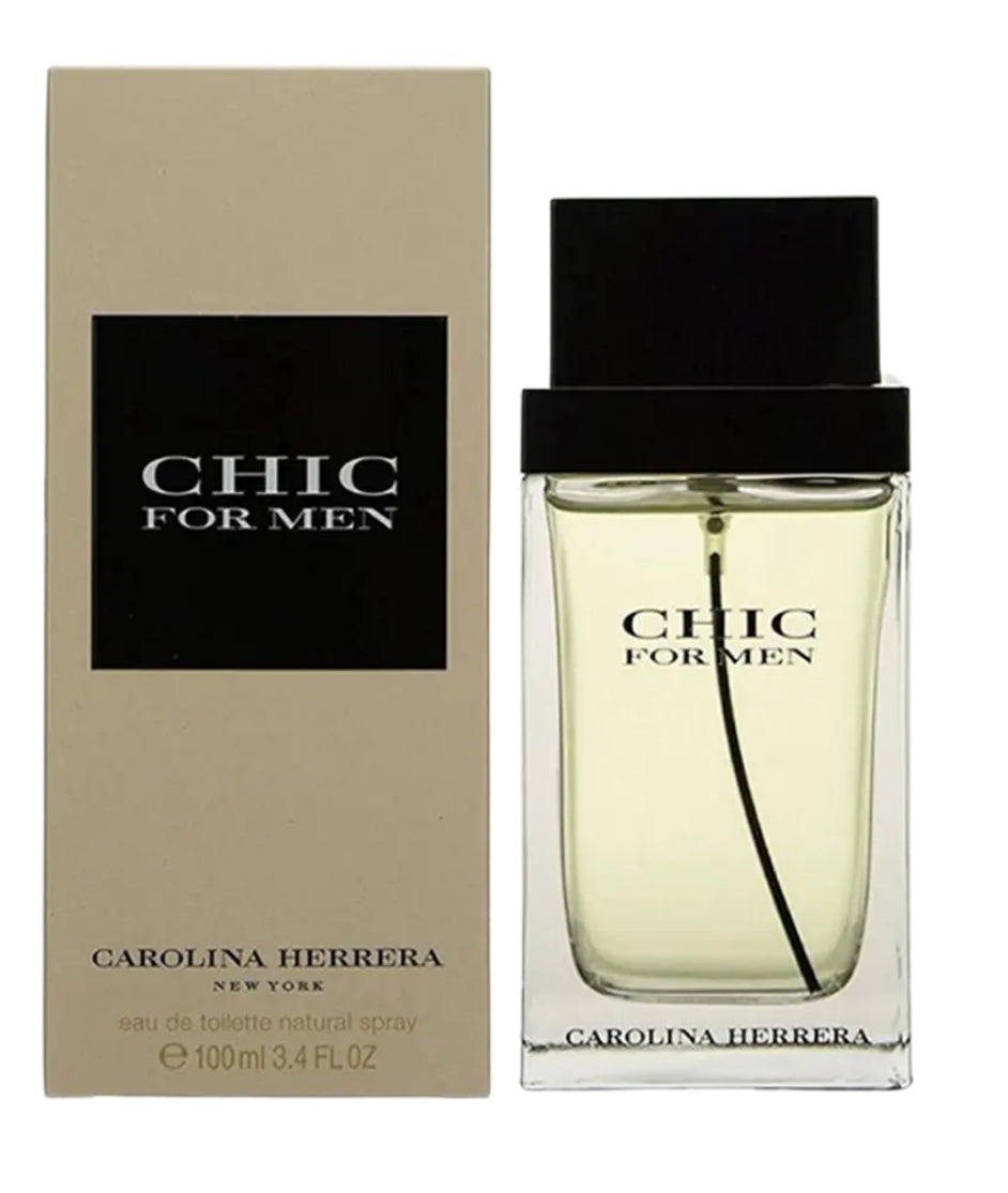 ORIGINAL Carolina Herrera Chic Eau De Toilette Pour Homme - 100ml