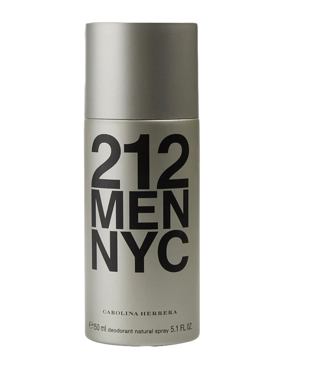 ORIGINAL Carolina Herrera 212 NYC Spray Deodorant Pour Homme - 150ml