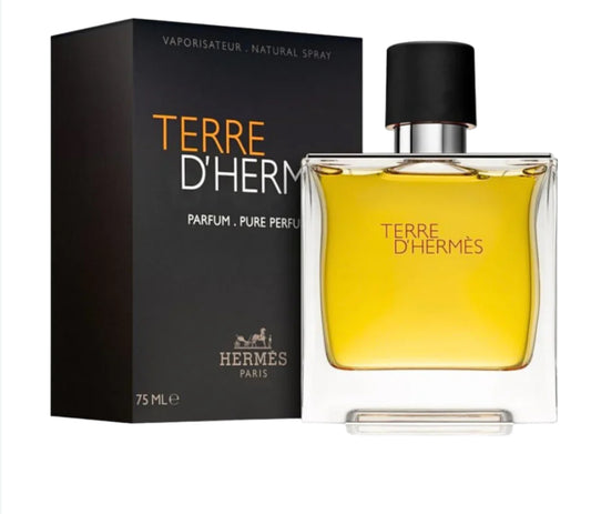 Original Hermes Terre D'hermes Parfum Pure Perfume Pour Homme 75 ml