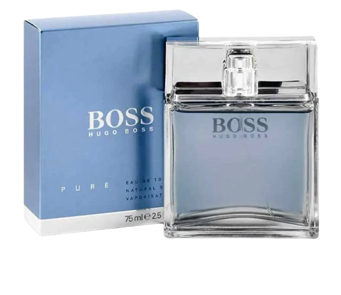 ORIGINAL Hugo Boss Pure Eau De Toilette Pour Homme - 75ml