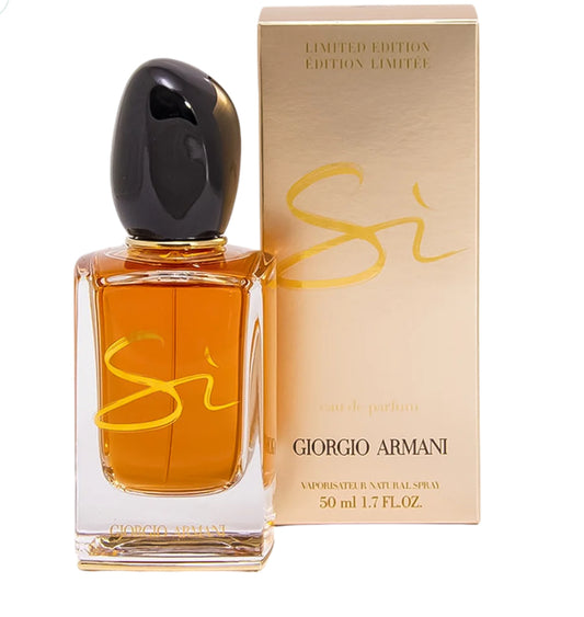 Original Giorgio Armani Si Limited Edition Eau De Parfum Intense Pour Femme - 50ml