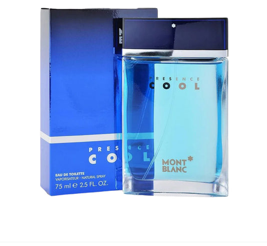 ORIGINAL Mont Blanc Presence Cool Eau De Toilette Pour Homme - 75ml