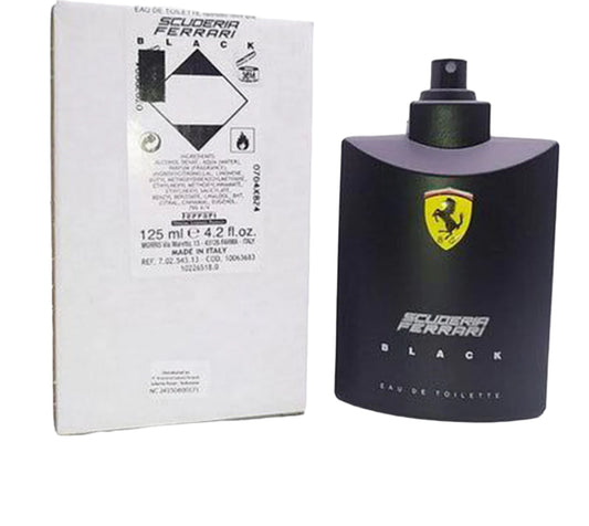 ORIGINAL TESTER Ferrari Scuderia Black Eau De Toilette Pour Homme - 125ml