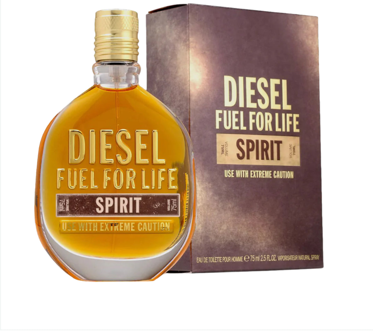 ORIGINAL TESTER Diesel Fuel For Life Spirit Eau De Toilette Pour Homme - 75ml