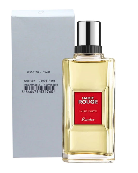 ORIGINAL TESTER Guerlain Habit Rouge Eau De Parfum Pour Homme - 100ml