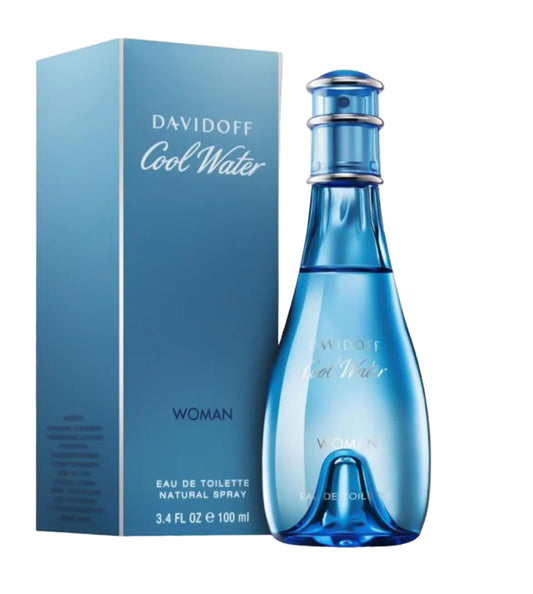 Original Davidoff Cool Water Eau De Toilette Pour Femme 100 ml