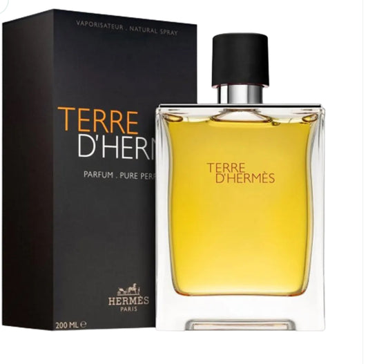 ORIGINAL Hermes Terre D'hermes Parfum Pure Perfume Pour Homme 200 ml