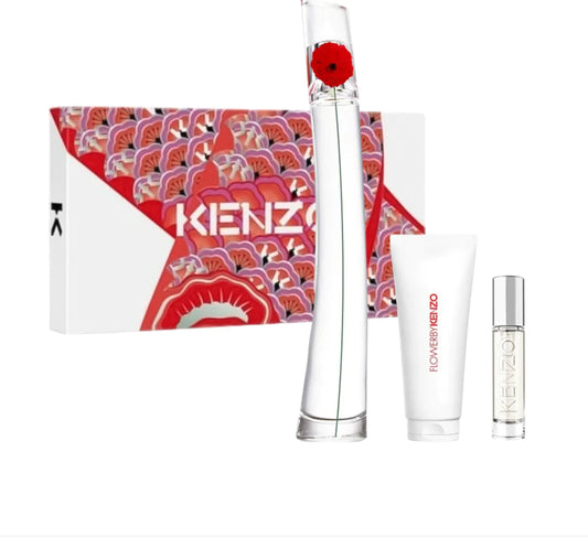 ORIGINAL Kenzo Flower By Kenzo Gift Set Pour Femme