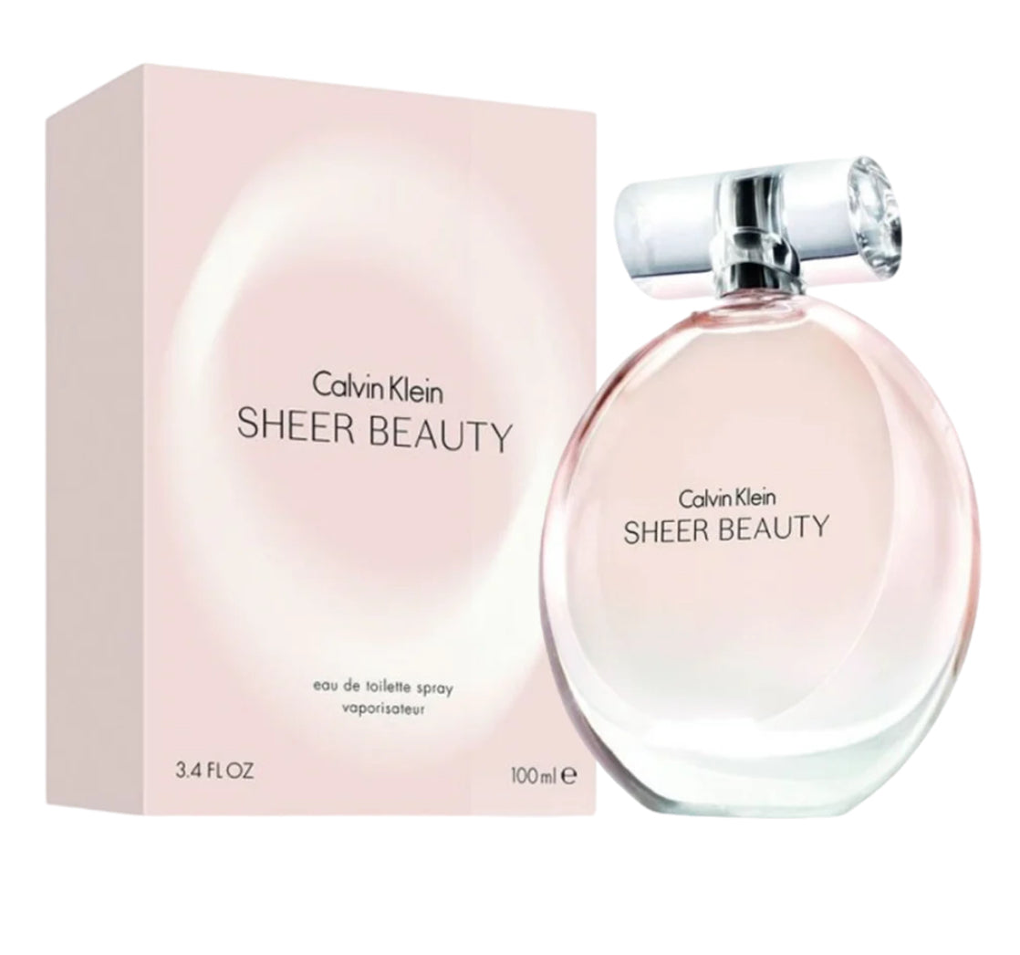 Original Calvin Klein CK Sheer Beauty Eau De Toilette Pour Femme - 100ml