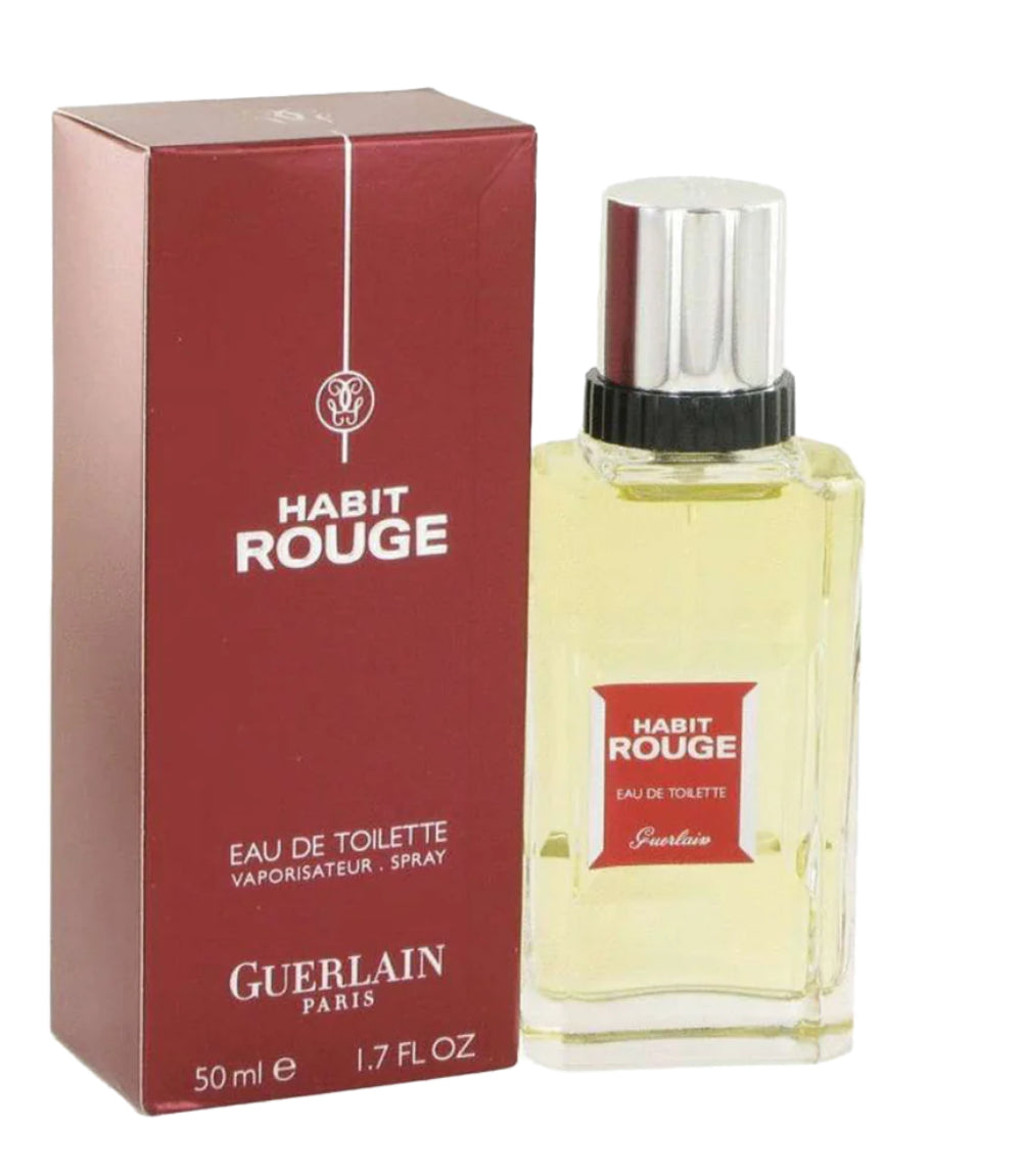 Original Guerlain Habit Rouge Eau De Toilette Pour Homme 100 ml