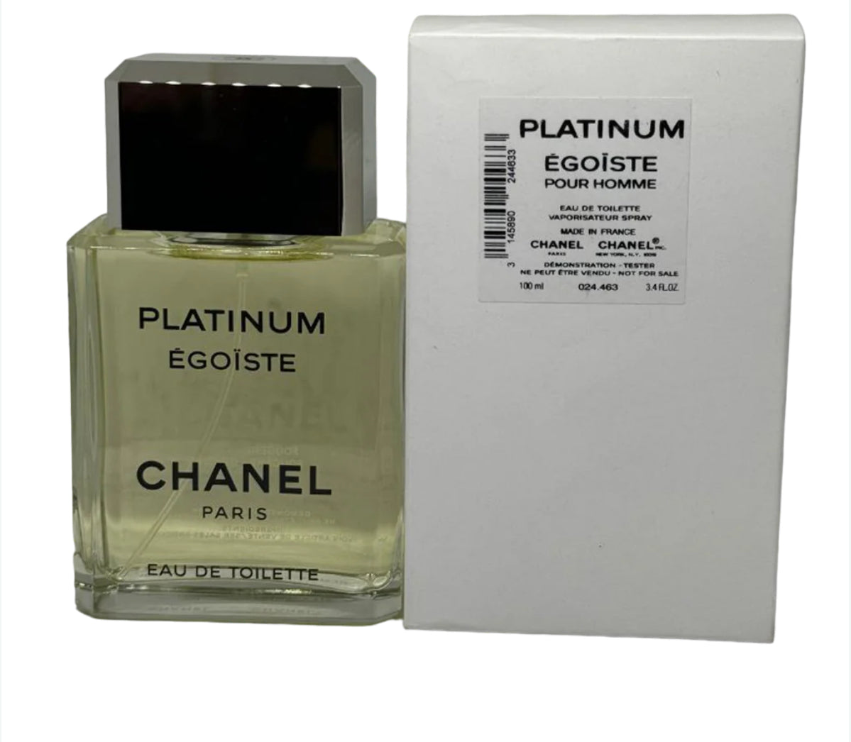 ORIGINAL TESTER Chanel Platinum Egoiste Eau De Toilette Pour Homme - 100ml