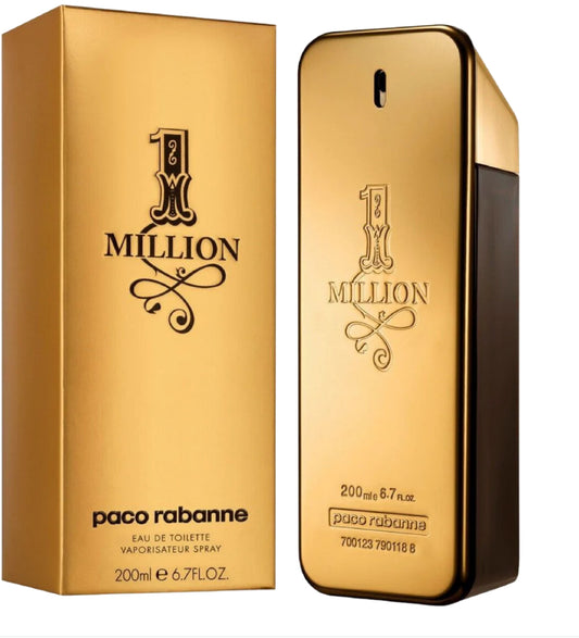 Original Paco Rabanne 1 Million Eau De Toilette Pour Homme 200 ml