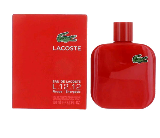 ORIGINAL Lacoste L.12.12 Rouge Energetic Eau De Toilette Pour Homme - 100ml