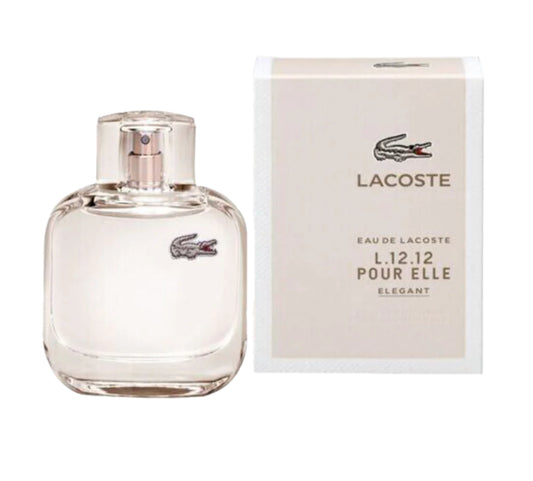 ORIGINAL Lacoste L.12.12 Pour Elle Elegant Eau De Toilette Pour Femme - 90ml