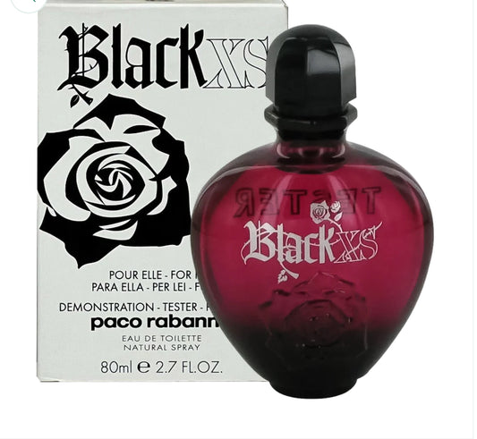 ORIGINAL TESTER Paco Rabanne Black XS Eau De Toilette Pour Femme - 80ml