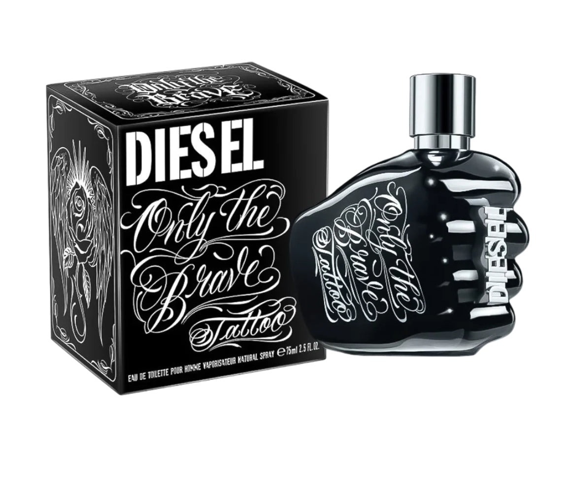 Original Diesel Only The Brave Tattoo Eau De Toilette Pour Homme - 75ml