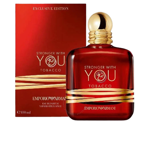 ORIGINAL Emporio Armani Stronger With You Tobacco Eau De Parfum Pour Homme - 100ml