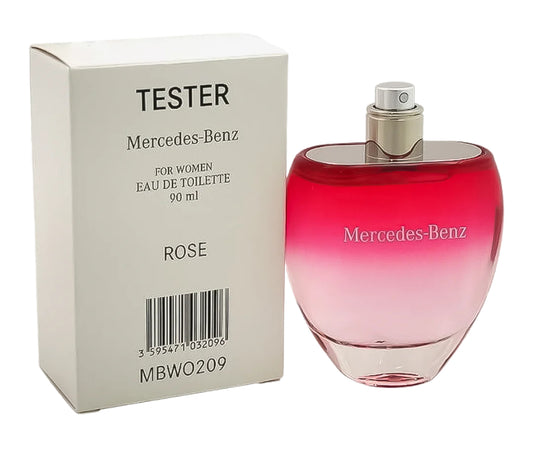 ORIGINAL TESTER Mercedes Benz Rose Eau De Toilette Pour Femme - 90ml